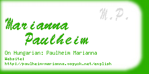 marianna paulheim business card